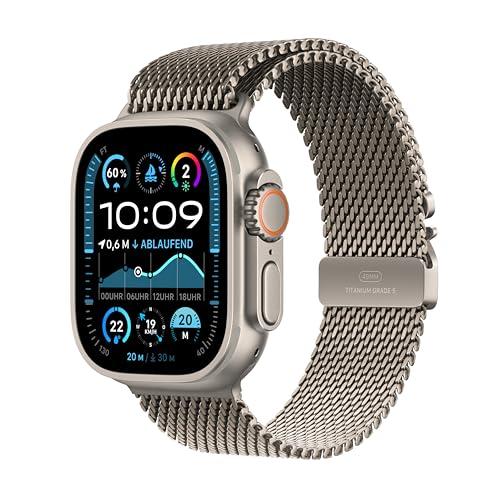 Apple Watch Ultra 2 (2024) natural titanium 49mm 4G natural titanium milanese loop Size M DE