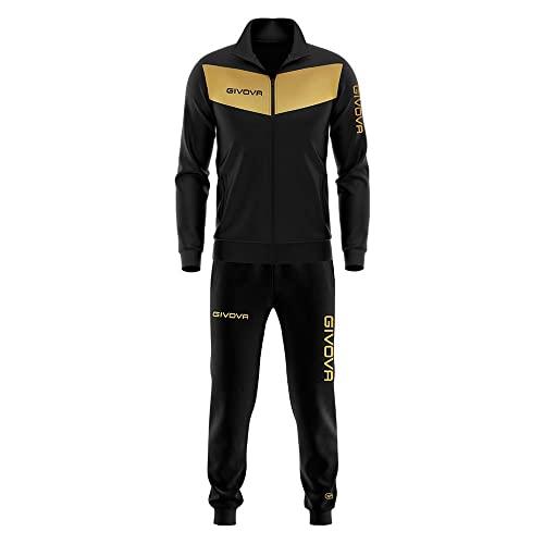 GIVOVA TUTA LUXURY VISA IN TRIACETATO NERO/ORO