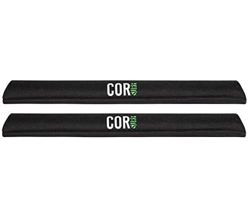 COR Surf Pad Portapacchi | per Tavola da Surf Kayak SUP per barre aerodinamiche grandi (71 CM)