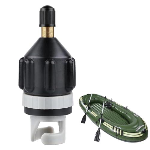 Adattatore Per Pompa , Valvola D'Aria Per Gonfiaggio, Compatibile Con Paddle Board, Canoe Kayak, Realizzato in PVC E Lega, Adattatore Per Valvola D'aria, Adattatore Compressore, Adattatore Per Pompa