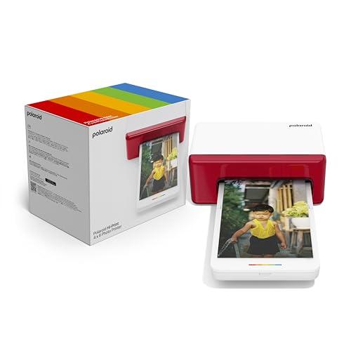 Polaroid - Hi Print 4x6 - Stampante fotografica Bluetooth Dimensioni della cartolina postale 10cmX15cm - Bianco