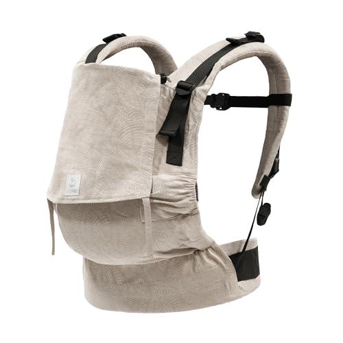 Marsupio Stokke Limas Flex, Floral Beige (OCS) - Marsupio per neonati con fibbia intera - Tre opzioni di trasporto - Sicuro per bambini da 1 mese/4 kg fino a 20 kg