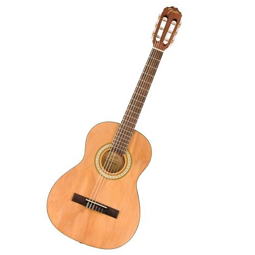Fender FA-25N 3/4 misura, Chitarra Austica, Chitarra per Principianti con corde in nylon, con garanzia di 2 anni, Perfetta per Bambini, Naturale