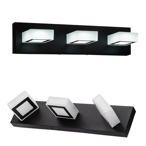 Applique LED a 3 Luci, Lampada da Parete Moderna in Acciaio Inox Resistente e Antiruggine, Ideale per Illuminare con Stile Ogni Ambiente della Casa come Soggiorno, Camera da Letto e Corridoio