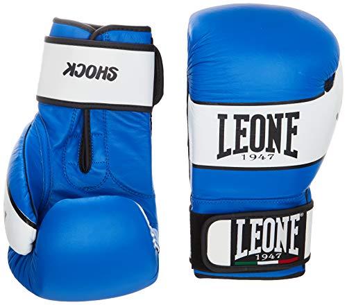LEONE 1947, Shock Guanti Boxe, Unisex - Adulto, Blu, 14 OZ, GN047