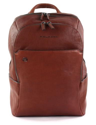 PIQUADRO – Zaino Donna Black Square Porta iPad Pro in Pelle – Colore Cuoio Elegante