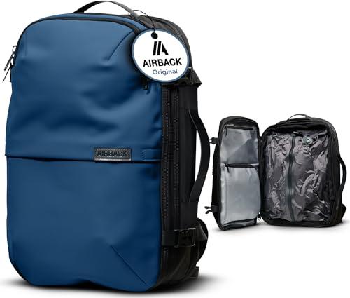 Airback Pacchetto bagaglio a mano, con custodia piccola e pompa a vuoto - Bagaglio a mano - Per viaggi nel fine settimana Urban Navy Blue