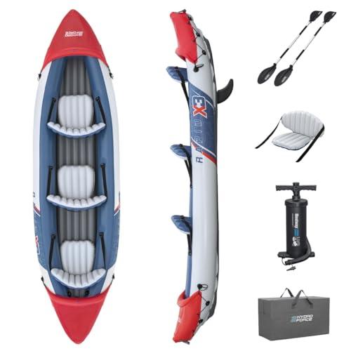 Bestway 65132 Set kayak gonfiabile Rapid X3 Hydro Force, da 3 posti