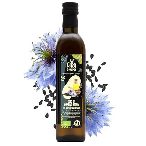 Olio di Semi di Cumino Nero Biologico - 500 ml. Olio di Cumino Nero Biologico da Semi di Cumino Nero o Nigella Sativa.