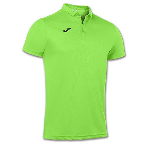 Joma Hobby, Maglietta a Maniche Corte Polo Uomo, Verde Fluor (020), XL