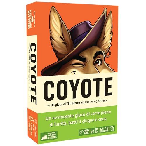 Asmodee Coyote, un Gioco da Tavolo Creato da Exploding Kittens, 7+ Anni, 3+ Giocatori, Edizione in Italiano