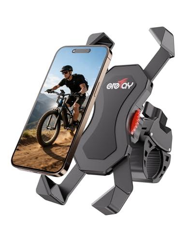 Grefay Porta Cellulare Moto Supporto Telefono Moto Porta Cellulare Bici Manubrio per iPhone 17 16 15 14 13 Pro Max/Plus/Mini Xs X 8 7, Samsung S10 S9, 3.5-6.8
