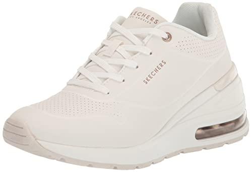 Skechers Million Air - Elevated Air, Scarpe da Ginnastica Donna, Bianco, 40 EU