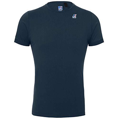 K-Way Eduard T-Shirt, Blu (Blue Depht K89), Small (Taglia Produttore:S) Uomo