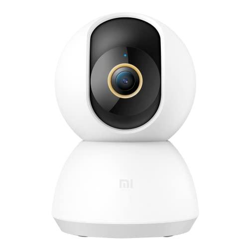 Xiaomi Smart Camera Interna C300 Bianco 2K (1296P), Rotazione a 360°, Visione Notturna a Colore, Rilevamento Persone, Chiamate Bidirezionali, Crittografia dei dati