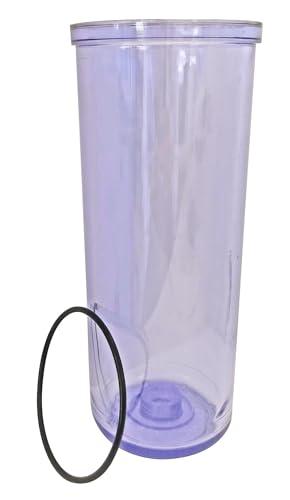 AQUAWATER - 104209 - Tazza filtro 9''3/4 e guarnizione - Ricambio per filtro 9