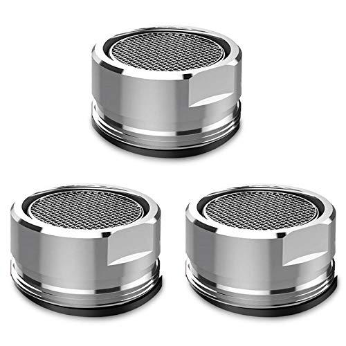 Rompigetto Rubinetto Aeratore, SANTOO 3 Pezzi M24 Filtro Acqua Rubinetto Cucina Aeratori per Rubinetti Cucina Bagno, Risparmio Idrico -filetto maschio, Acciaio Inox in 304