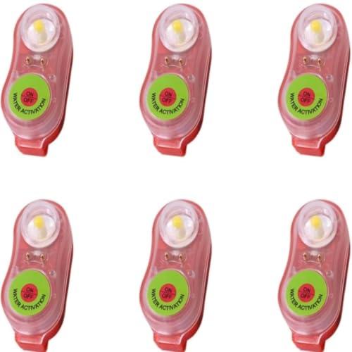 Generico 4 giubbotti di salvataggio, luci a LED, giubbotti di salvataggio lampeggianti per la sopravvivenza in acqua di emergenza