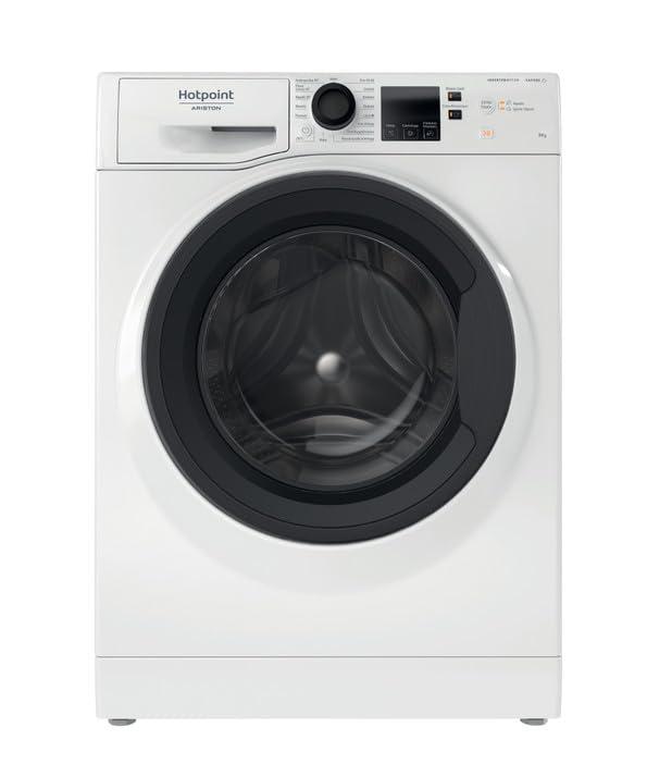 Hotpoint NF86WK IT Lavatrice a Libera Installazione a Carica Frontale. Classe Energetica A. Centrifuga 1400 giri al minuto. 8.0 kg, Larghezza: 59.5, Profondità: 60.5, Altezza: 85 cm.