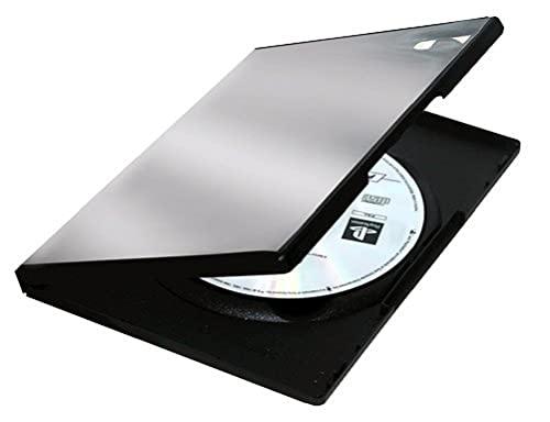 Fellowes 83357 Custodia per DVD, Confezione 5 Pezzi, Nero