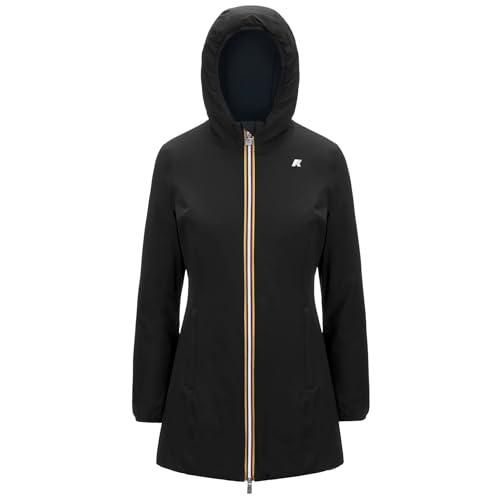 K-Way Giacca Invernale da Donna Marchio, Modello Denise St Warm Double K6128UW, Realizzato in Sintetico. Nero
