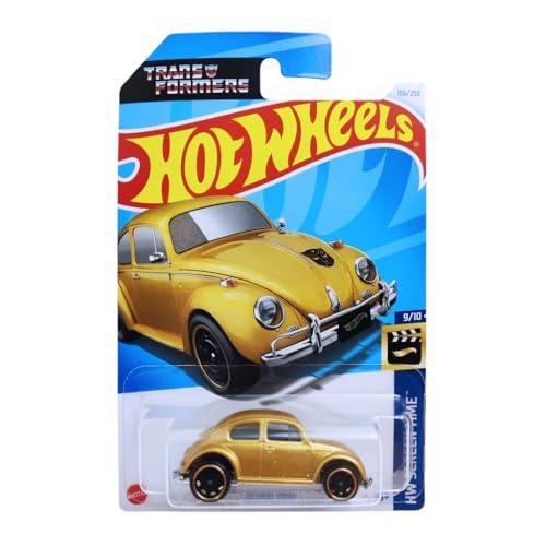Hot Wheels - Bumblebee - HW Screen Time 9/10 - HTF09 - Short Card - Volkswagen - Transformers - VW Käfer Gold - Mattel 2024 - 1:64