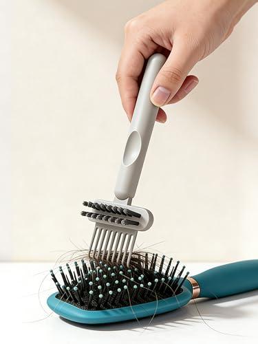 Spazzola per capelli, spazzola bianca per rimuovere peli e polvere, riutilizzabile, per uso domestico e salone (1 confezione)