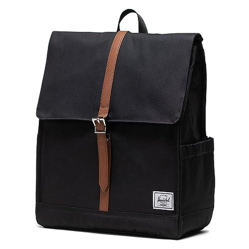 Herschel City Backpack Zaino, Nero, One Size Unisex-Adulto