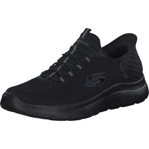 Skechers Summits High Range, Sneaker Uomo, Nero (Black Mesh Trim Black), 46 EU