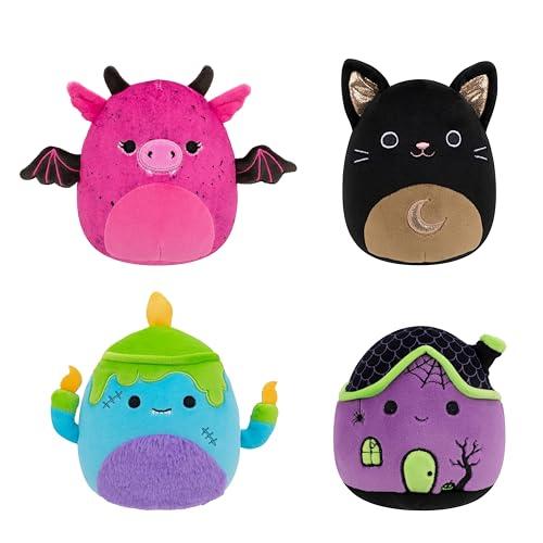 Squishmallows Confezione da 4 pezzi di peluche originali Jazwares (piccola) (esclusiva Amazon)