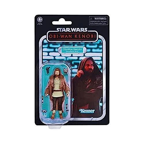 Star Wars Hasbro, The Vintage Collection, Obi-WAN Kenobi (Jedi errante), Action Figure in Scala da 9,5 cm, Ispirata alla Serie Obi-WAN Kenobi, dai 4 Anni in su