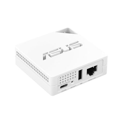 ASUS RT-AX50 Go, Router Portatile Dual Band WiFi 6 (802.11ax), 1500 Mbps, Mobile Tethering 4G e 5G, WISP, Funzioni VPN Complete, Porta USB-C, Facile Configurazione