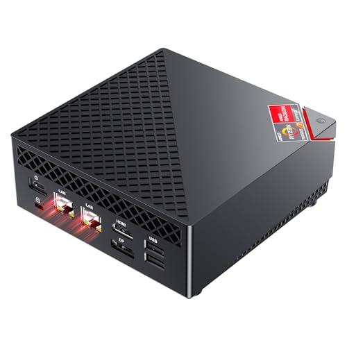 NiPoGi AM06PRO Mini PC Ryzen 7 7730U W-11 Pro (8C/16T,fino a 4,5 GHz),32GB DDR4 1TB M.2 SSD Mini Computer 4K@60Hz Triple Display DP/HDMI 2.0/Type-C,Micro PC con Dual-LAN/WIFI6/BT5.2 per Ufficio/Casa
