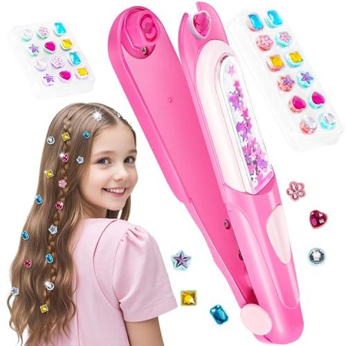 JoyJoyful Regalo Bambina 5 6 7 8 9 10 Anni, Kit Gemme Capelli Giochi Bambina 4-10 Anni Femmina, Lavoretti Creativi per Bambini, Regalo Compleanno Ragazza 11 12 Anni
