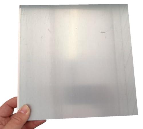 Lamiera alluminio 6082 ANTICORODAL spessore 2 mm (250X250X2 mm)