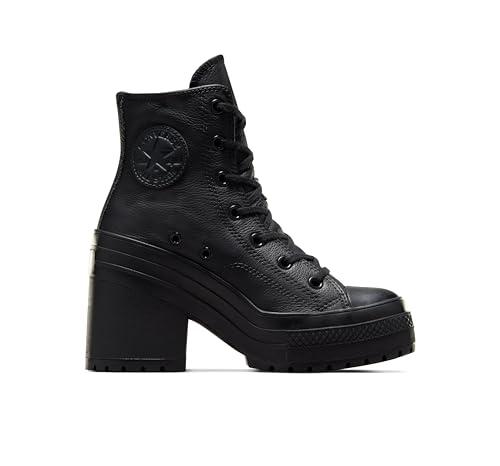 Converse A06145C Stivaletti Uomo Chuck 70 De Luxe Tacco Pelle Tacco, nero, 7 Women/5 Men