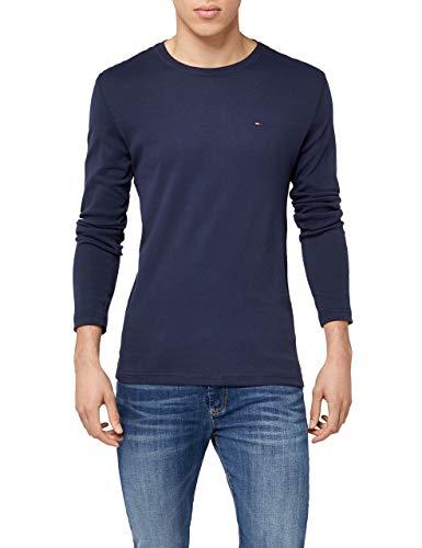 Tommy Jeans Maglietta Maniche Lunghe Uomo TJM Original Maniche Lunghe, Blu (Black Iris), L