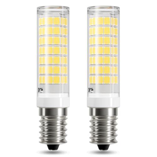 DiCUNO E14 LED Lampadina 5W (equivalente alogena 50W), 550LM, E14 Base in ceramica, Vite Edison piccola non dimmerabile per illuminazione domestica