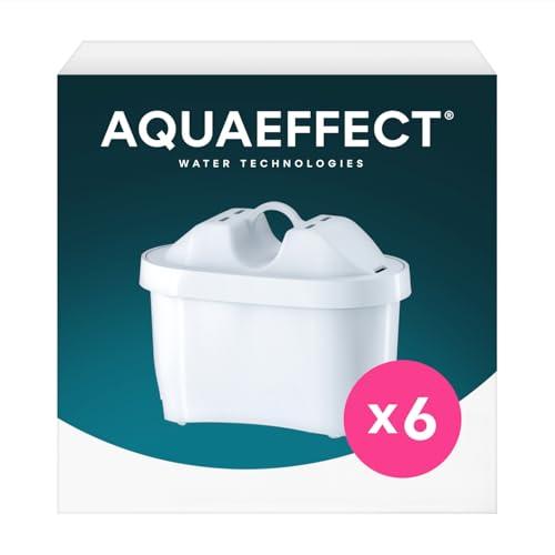 AQUAEFFECT MAX+ cartuccia filtrante per acqua 3-6 pezzi I Compatibile con la caraffa filtrante BRITA MAXTRA+ I Filtro per acqua I Riduce il cloro e calcare I Prestazioni per 150 litri o 30 giorni