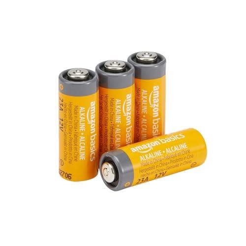 Amazon Basics, 4 batterie alcaline 23A, 12 Volt, lunga durata
