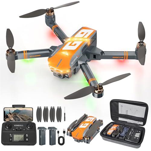 G9 GPS Drone con Telecamera 4K Professionale per Adulti e Bambini, Droni con Motore Brushless, 45 Minuti di Autonomia, 5G FPV Transmissione, Ritorno Auto, RC Quadricotter per Principianti, <249g, C0