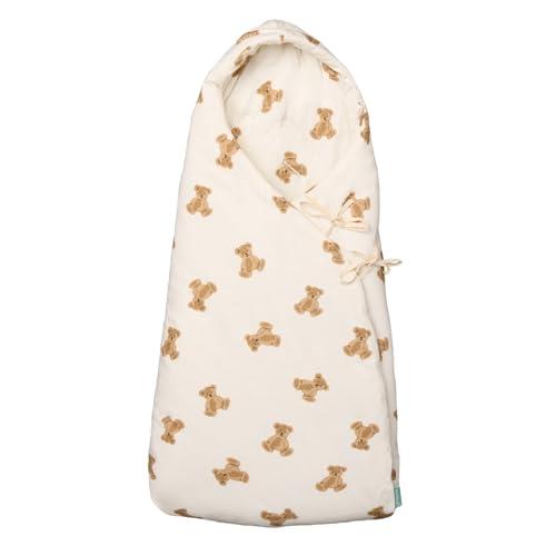 molis&co - Sacco Passeggino Invernale, Primavera e Autunno TOG 2.5 - Coperte Passeggino Universale - 100% Sacco Termico Cotone (OEKO-TEX 100) - Sacco a Pelo per Navicella - Teddy