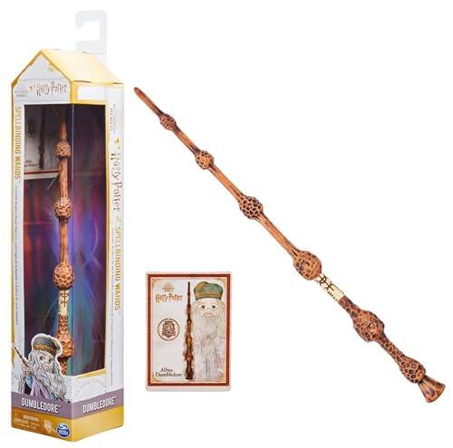Wizarding World, Bacchetta degli Incantesimi di Albus Silente, 30.5 cm, Include Carta Incantesimo da Collezione. Giocattoli per Bambini e Bambine, 6+ Anni