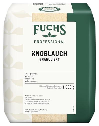 Fuchs Professional - Aglio granulare | Aglio in polvere per condire piatti a base di carne, verdure e pesce | Qualità professionale per professionisti Ho.re.ca | 1 kg in sacchetto riciclabile