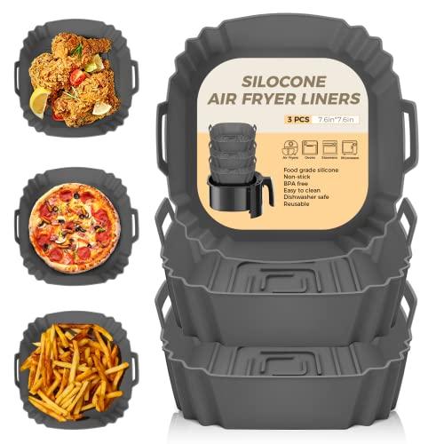 3 stampi in silicone per friggitrice ad aria calda Air Fryer Liner fangxing 529