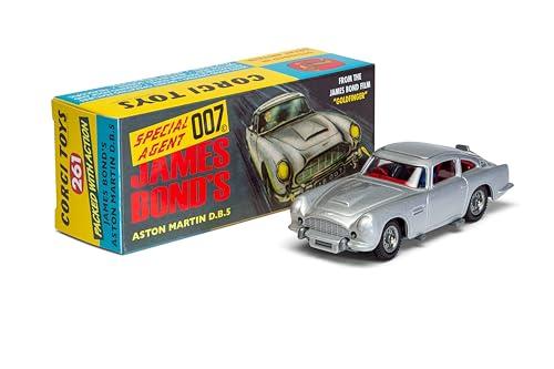 Corgi Rt26101S James Bond Aston Martin Db5, Modello in Scala Argento Pressofuso