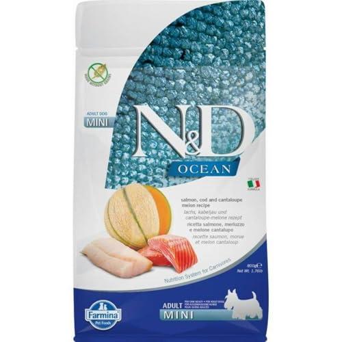 N&D Ocean Salmon, Cod & Cantalupe Melon Adult Mini 800 gr
