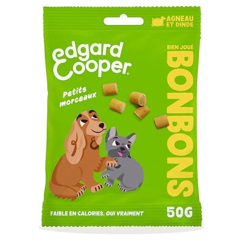 Edgard & Cooper Dolcetti per cani piccoli dolci naturali per cani adulti senza cerali, confezione da 1 x 50, agnello e tacchino