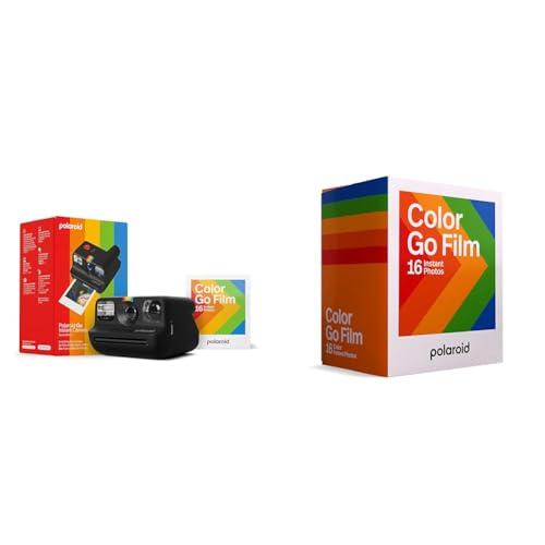 Everything Box Polaroid Go Generation 2 Black & Pellicola a colori per Polaroid Set GO Polaroid GO Generation 2Go - Confezione doppia