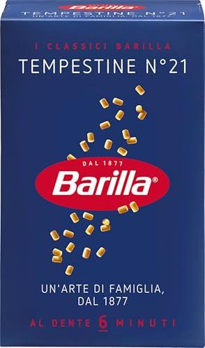 Barilla Pasta Tempestine N.21, Pastina di Semola di Grano Duro, I Classici, Tempo di Cottura 4 Minuti, Confezione da 500g